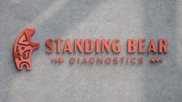 Standing Bear Diagnostics Sign